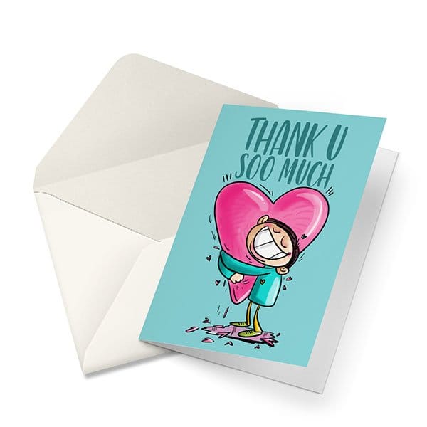 Buy Thank you so much - Greeting Cards Online | Doodle Monk